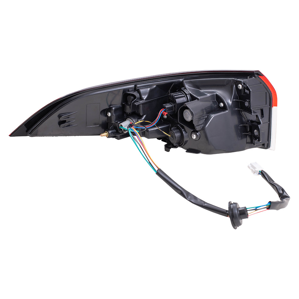 Passenger Right Combination Tail Light Assembly Body Mounted Compatible With 2020-2024 Toyota Corolla L/LE/SE Sedan North America Built
