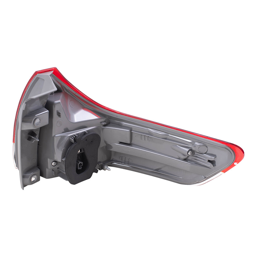 Brock Aftermarket Replacement Driver Left Passenger Right Combination Tail Light Assembly Body Mounted Set Compatible with 2011-2014 Toyota Sienna EXCEPT SE