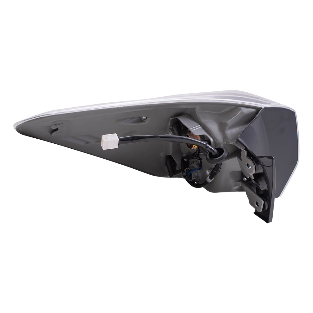 Brock Replacement Passengers Taillight Tail Lamp Quarter Panel Mounted Lens Compatible with 14-15 SUV 81550-0E100