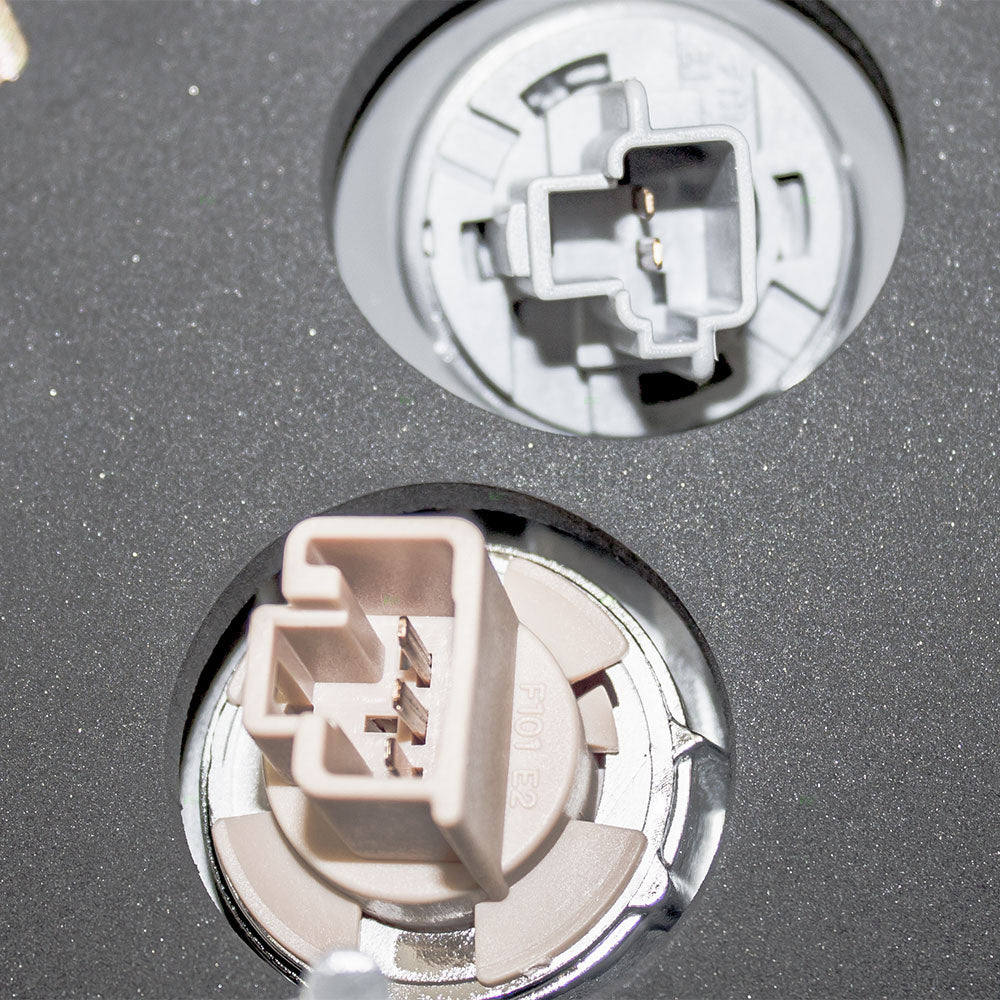 Brock Replacement Pair Set Taillights Tail Lamps Quarter Panel Mounted Red w/ Clear Compatible with 15-17 Camry & Hybrid 81560-06640 81550-06640