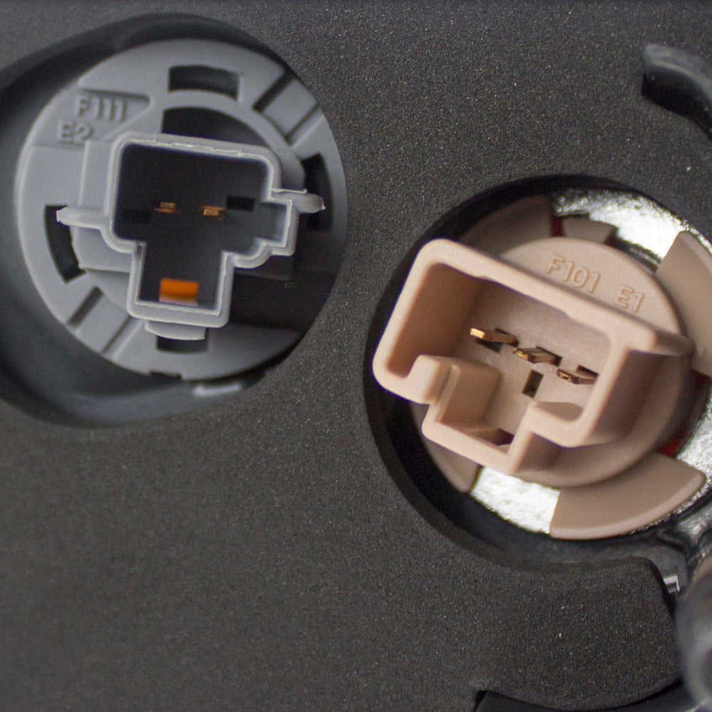 Brock Replacement Pair Set Taillights Red w/ Clear Quarter Panel Mounted Lens Compatible with 17-19 Corolla 81560-02B00 81550-02B00