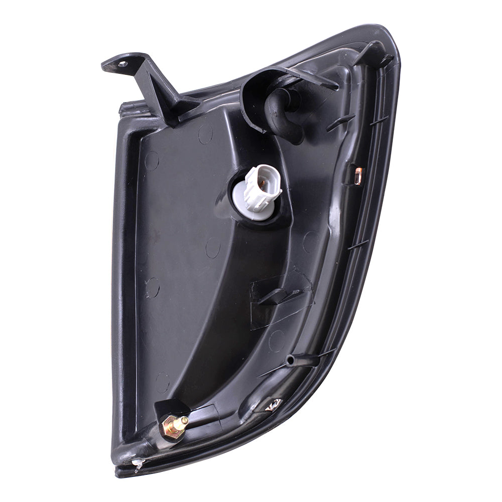 Brock Replacement Set Driver and Passenger Park Signal Side Marker Lights Lamps Compatible with 1997-2000 Tacoma 2-Wheel Drive Pickup Truck 81620-04050 81610-04050