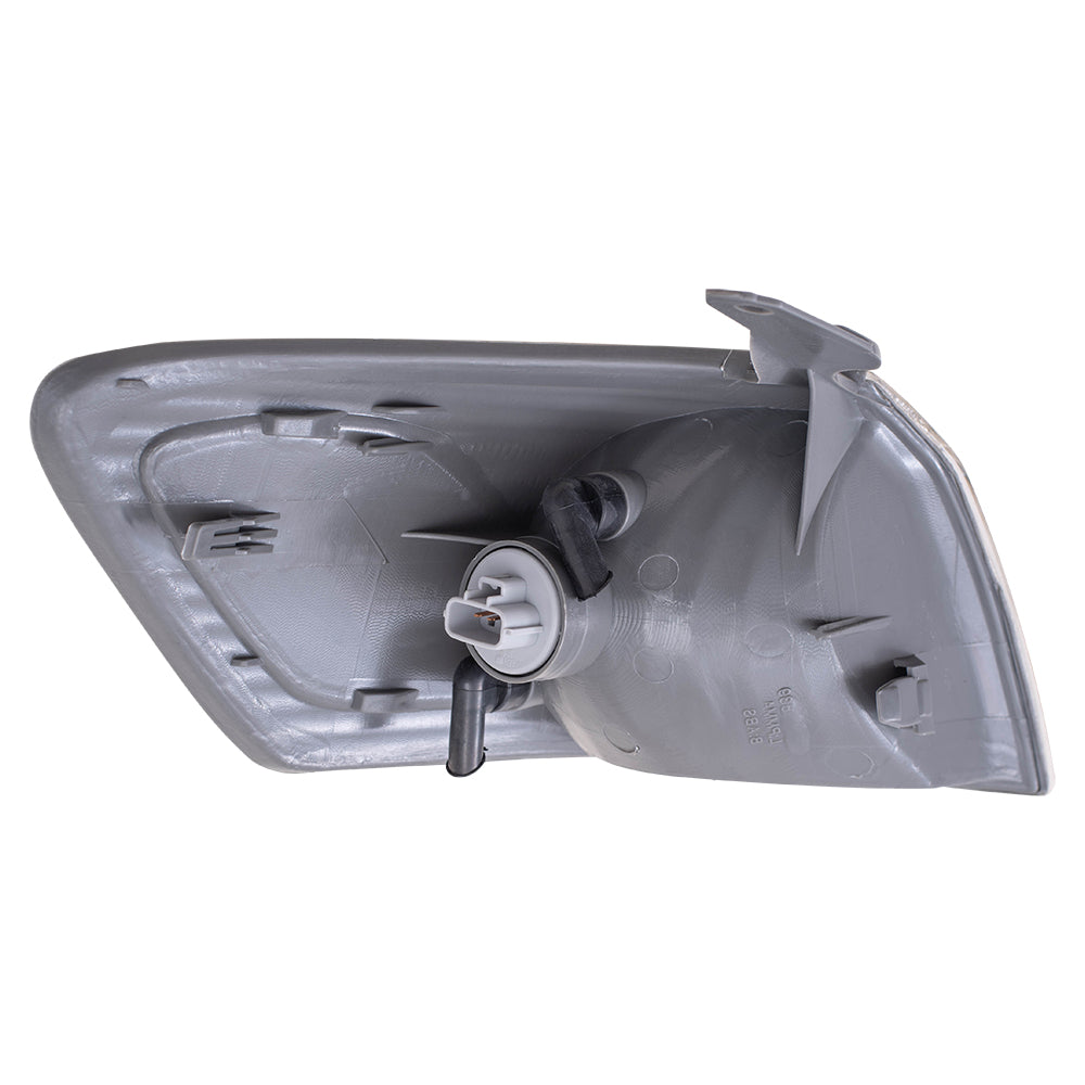 Brock Replacement Drivers Signal Corner Marker Light Lamp Lens Compatible with 2000-2001 Camry 81520-AA020