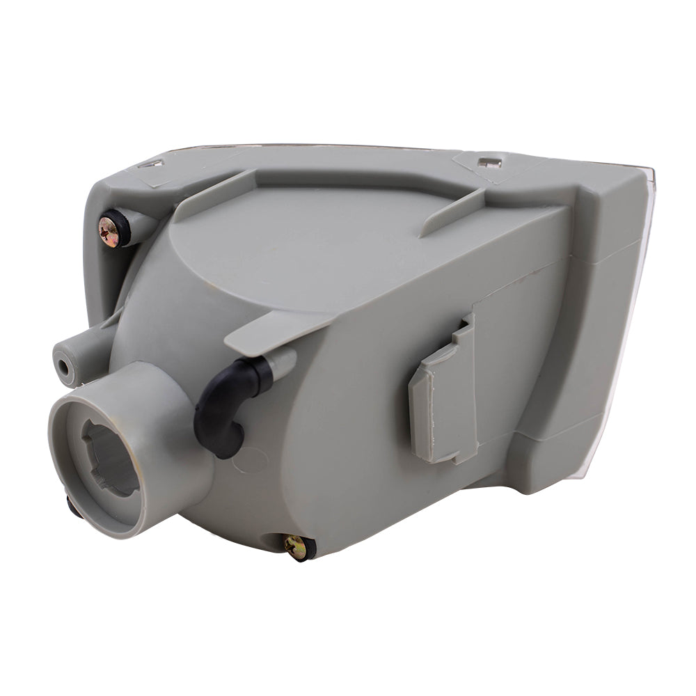 Brock Replacement Drivers Park Signal Front Marker Light Lamp Lens Compatible with 03-05 SUV 81521-35401