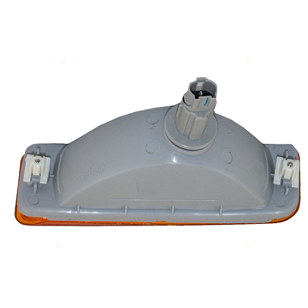Brock Replacement Passengers Front Signal Side Marker Light Lamp Compatible with 1993-1998 T100 Pickup Truck 8151034010
