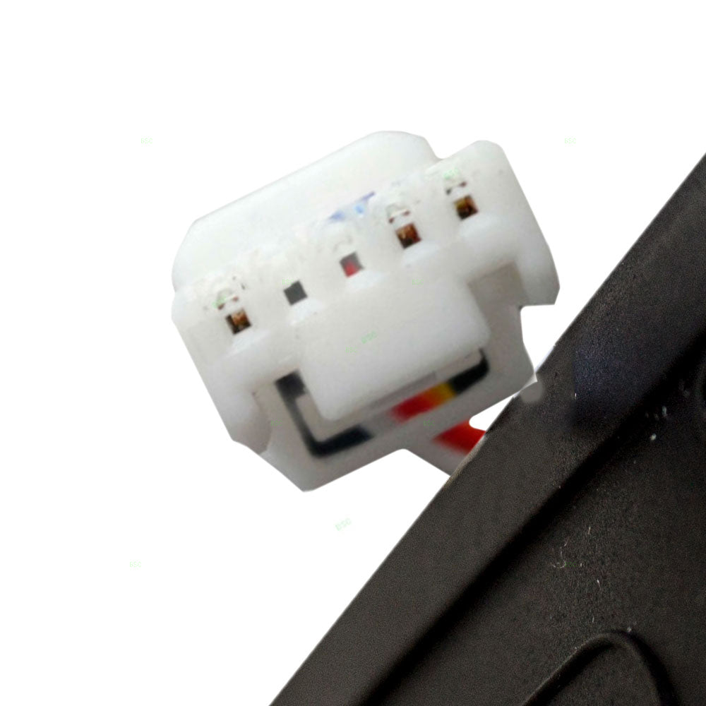 Driver and Passenger Power Side View Mirrors Textured Replacement for Toyota Van 87940-08081 87910-08081