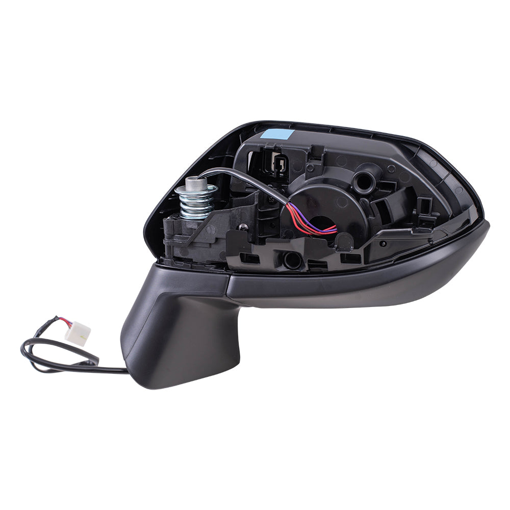 Brock Replacement Driver Side Power Mirror Paint to Match Black without Heat, Signal and Blind Spot Detection Compatible with 2020 Corolla Sedan JAPAN BUILT