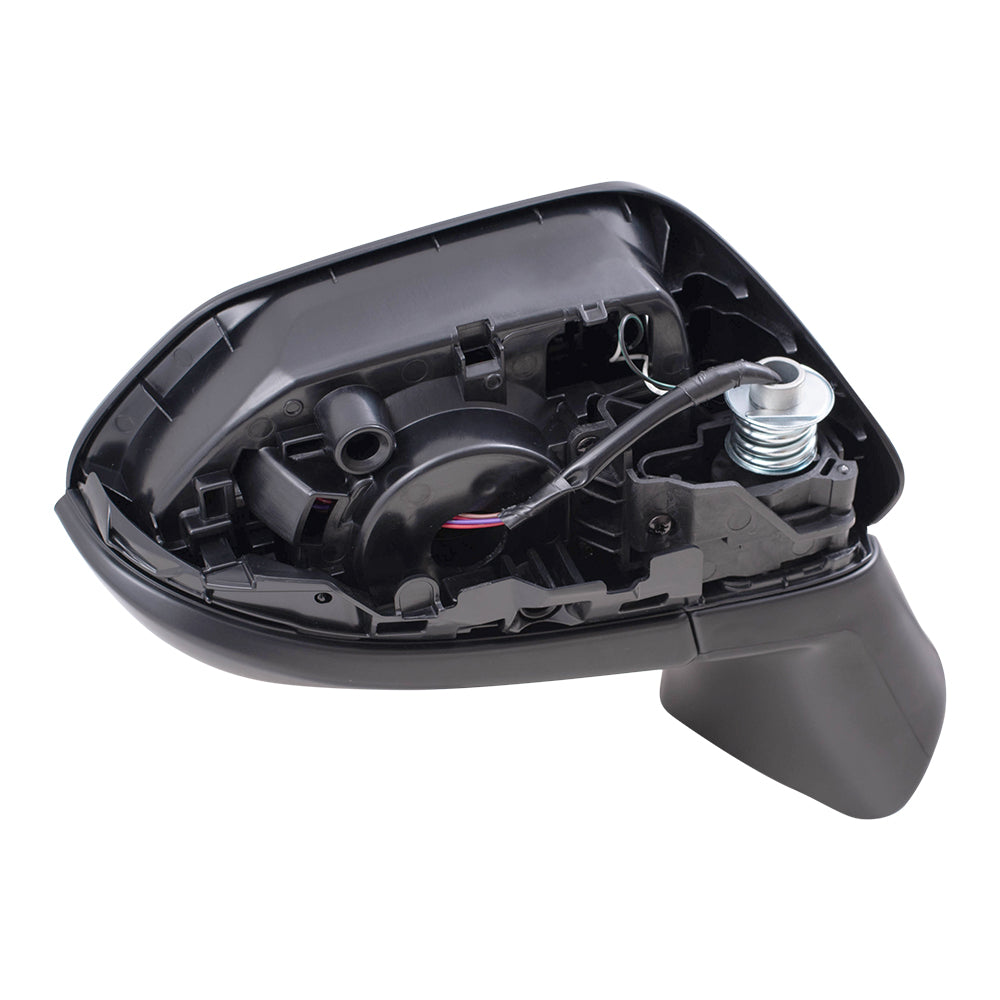 Brock Replacement Driver and Passenger Side Power Mirrors Paint to Match Black with Heat without Signal and Blind Spot Detection Compatible with 2020 Corolla Sedan JAPAN BUILT