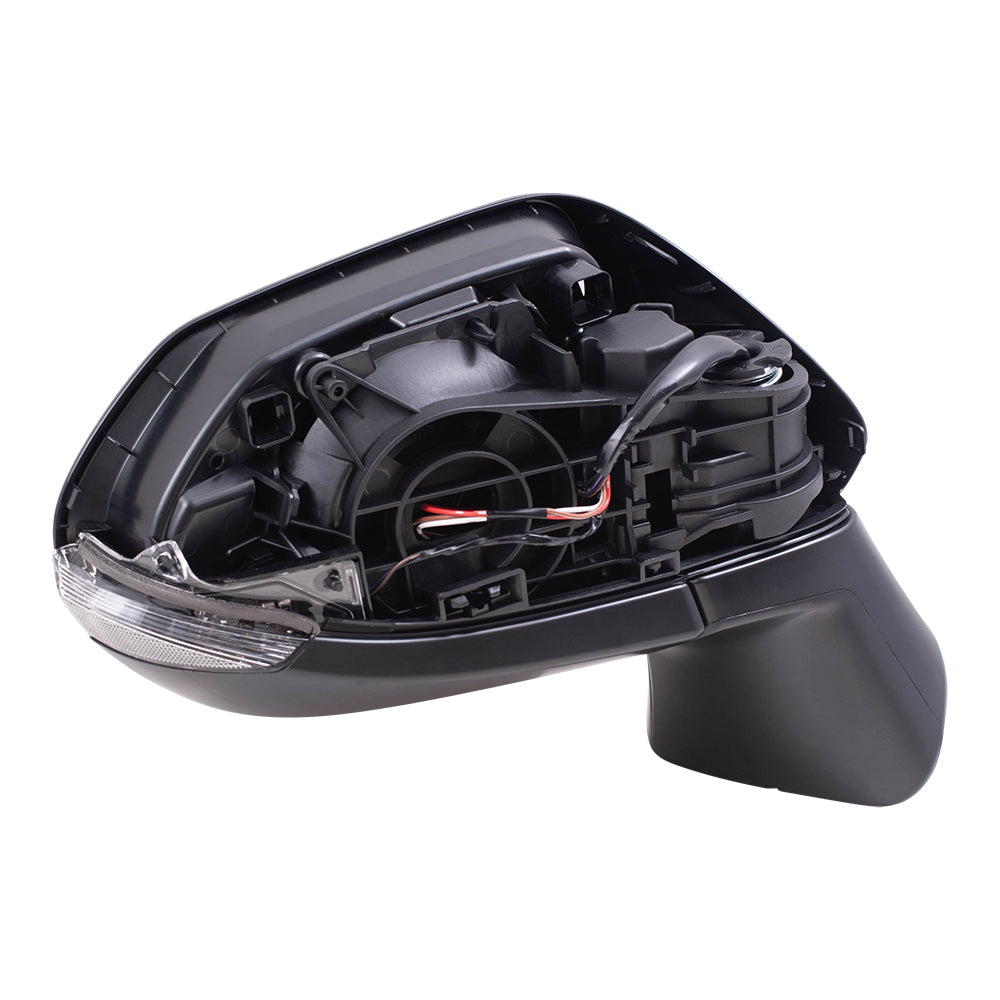 Brock Replacement Driver and Passenger Side Power Mirrors Paint to Match Black with Heat, Signal & Blind Spot Detection Compatible with 2019-2021 Corolla Hatchback & 2020 Corolla Sedan