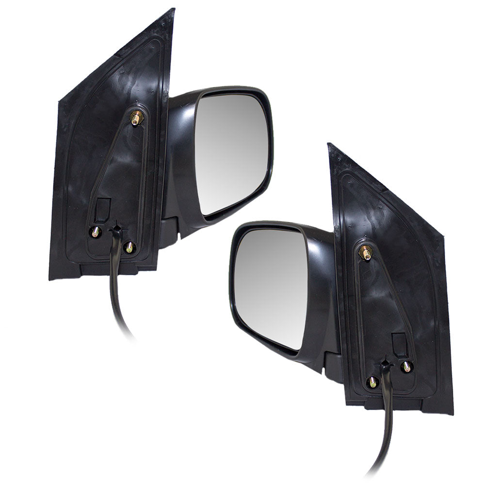 Brock Replacement Pair Set Power Side View Mirrors Heated Compatible with 2004-2010 Sienna 87940-AE020 87910-AE020