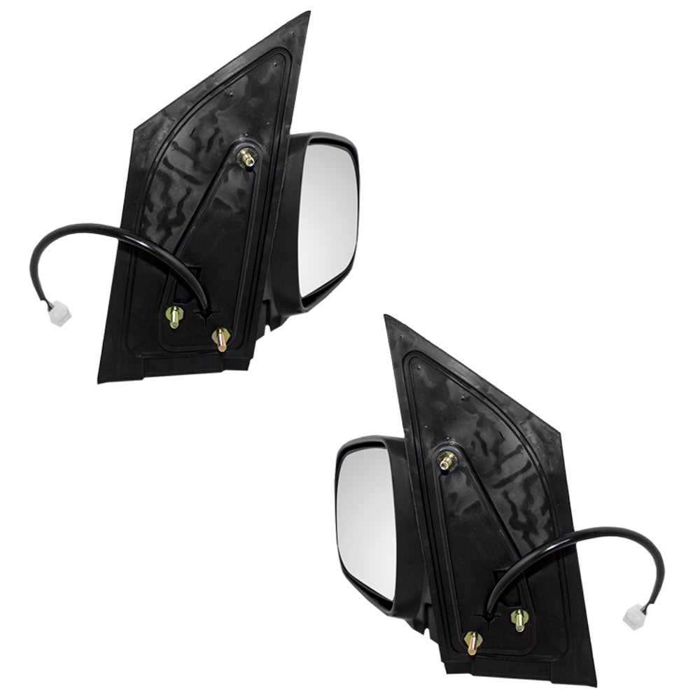 Brock Replacement Driver and Passenger Power Side View Mirrors Ready-to-Paint Compatible with 2004-2010 Sienna Van 87940AE010 87910AE010