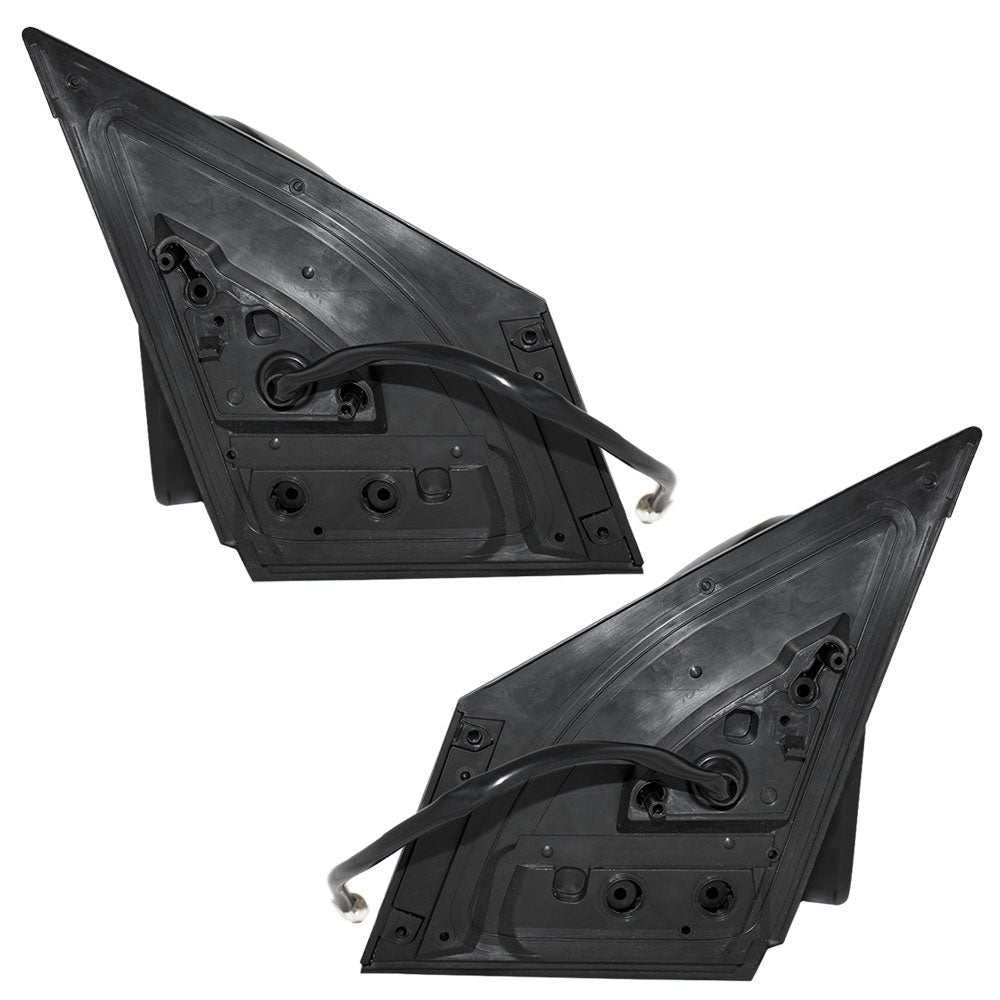 Brock Replacement Driver and Passenger Power Side View Mirrors Textured Compatible with 13-15 RAV4 SUV 879400R080 879100R070