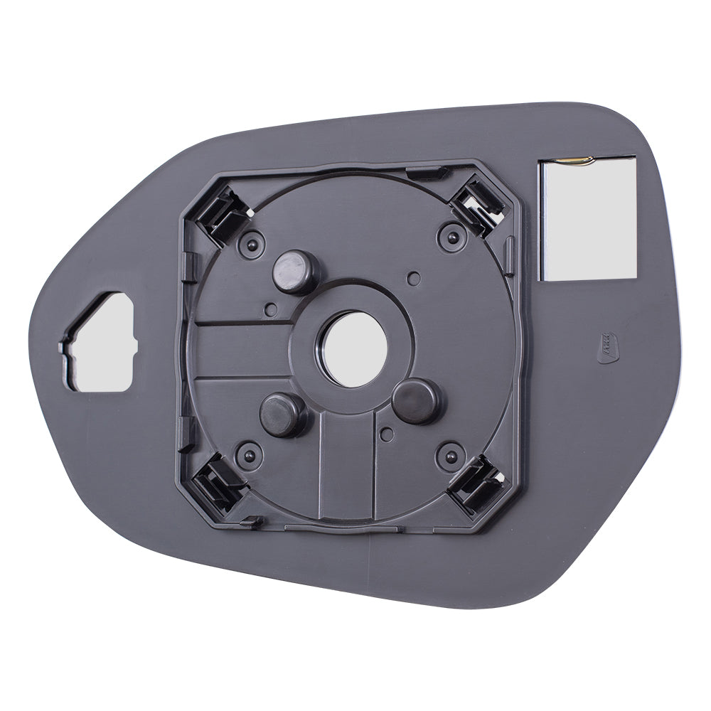 Brock Replacement Driver and Passenger Side Mirror Glass and Base without Heat or Blind Spot Detection Compatible with 2018-2020 Camry/Camry Hybrid North America Built ONLY