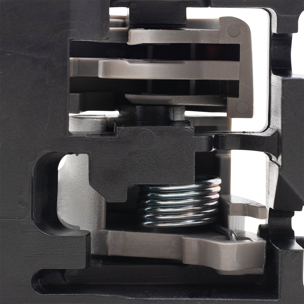 Brock Replacement 4 Piece Set of Inside Interior Door Handles Gray Compatible with Pickup Truck 69206-0C030-B1 69205-0C030-B1