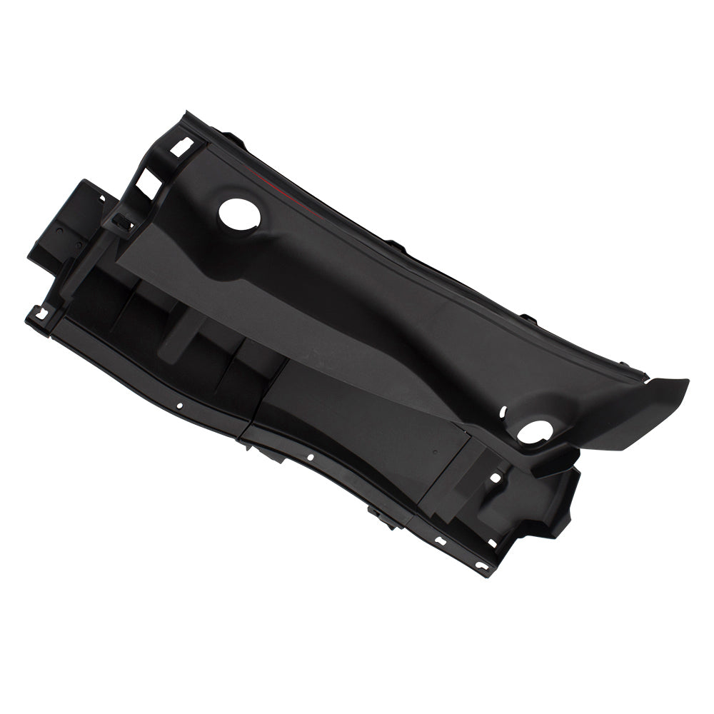 Brock Replacement Drivers Textured Black Cowl Grille Windshield Wiper Molding Compatible with 2009-2013 Corolla 5570902300