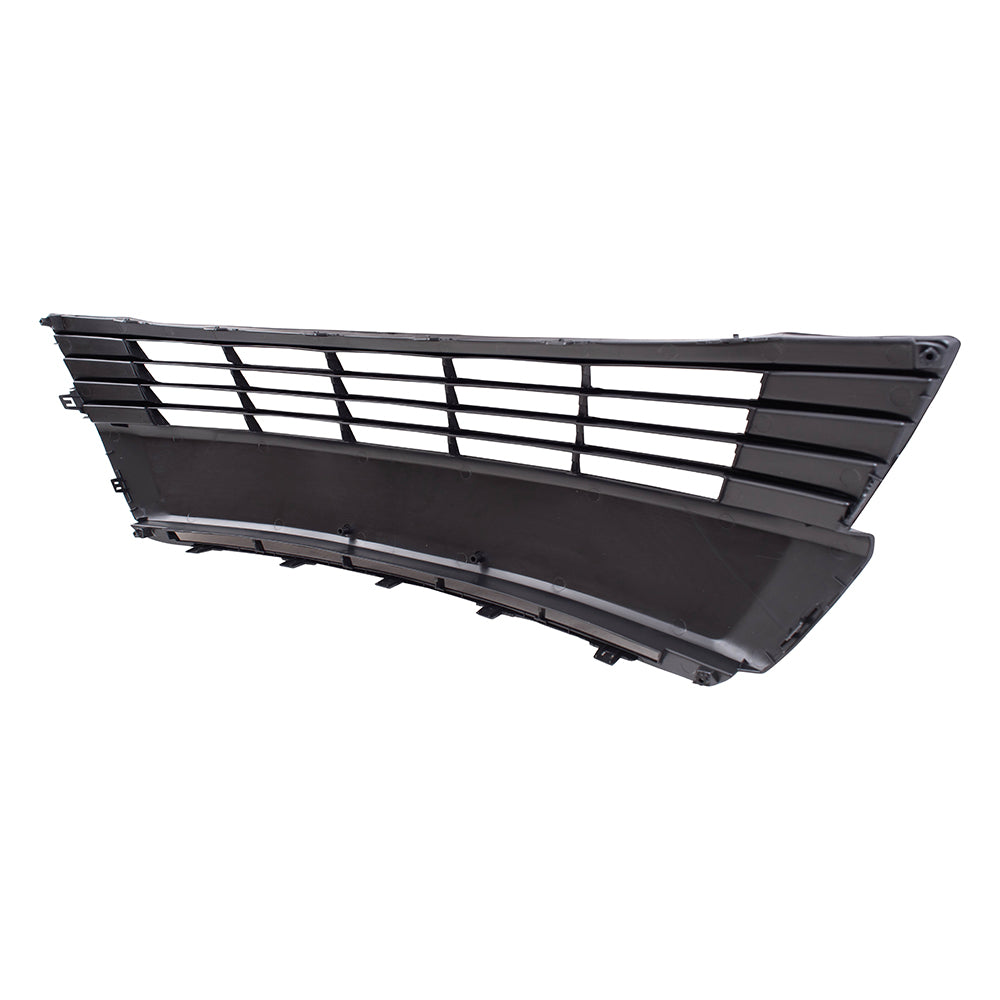 Fits Toyota Corolla 14-16 Textured Black Front Bumper Lower Center Grille