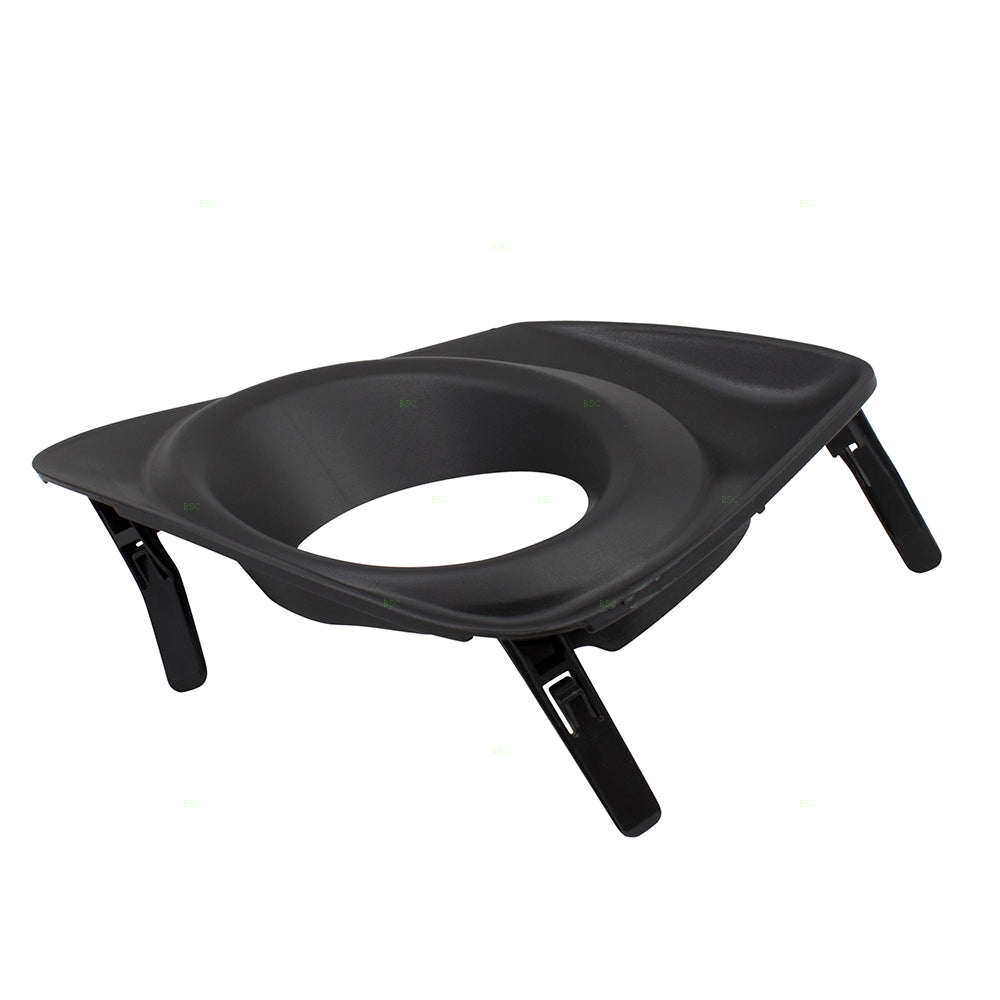 Brock Replacement Drivers Front Bumper Grille Fog Lamp Cover Trim Bezel w/ Hole Left Compatible with 11-13 Corolla w/ Fog Lights 8148202200