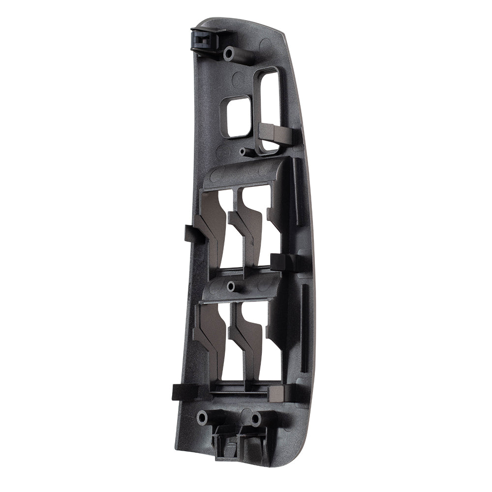 Brock Replacement Driver Front Power Window Master Switch Bezel Silver Compatible with 03-08 Matrix