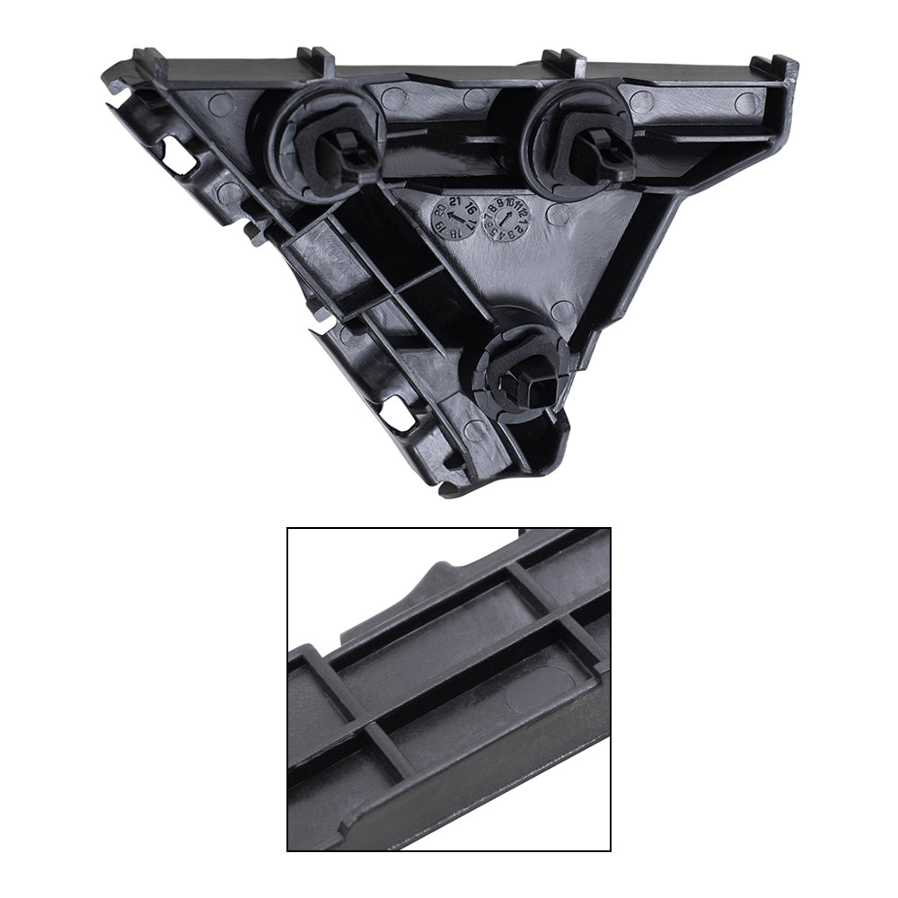 Brock Replacement Rear Passenger Side, Side Bumper Support and Bumper Cover Retainer Compatible with 2007-2011 Camry & 2007-2011 Camry Hybrid