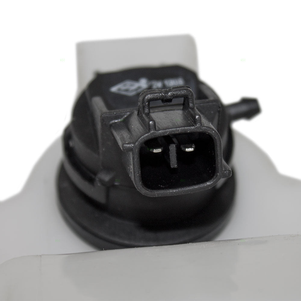 Windshield Washer Reservoir Tank Assembly With Cap and Washer Pump Without Low Fluid Sensor for 2009-2013 Toyota Corolla 2009-2012 Toyota Matrix Without Rear Wiper