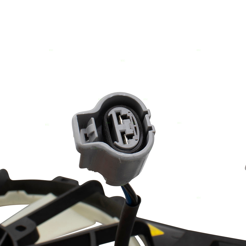 Brock Replacement Dual Engine Cooling Radiator Condenser Fan Motor Assembly Compatible with Camry Avalon Hybrid 163630V370 163630A150 TO3115173