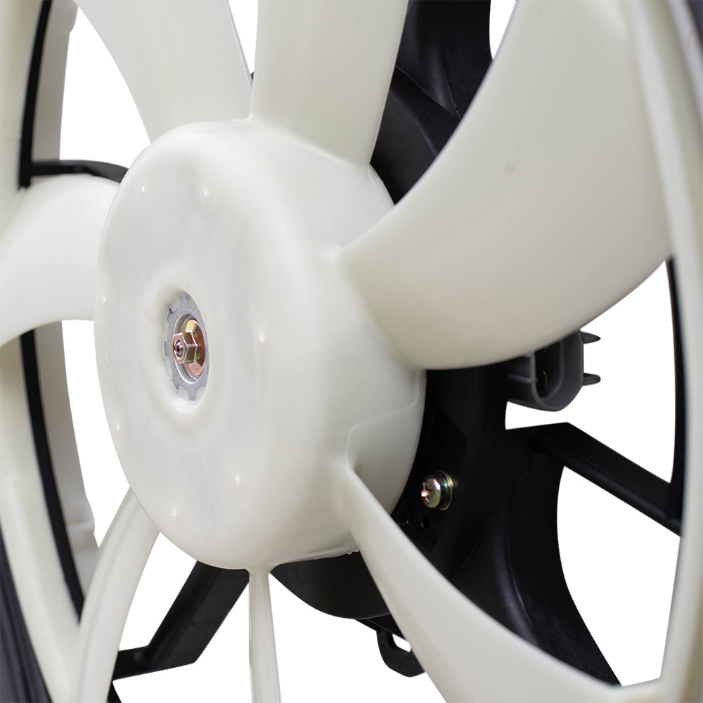 Brock Replacement Radiator Cooling Fan Assembly Compatible with 07-14 Yaris Japan 16711-21110 16363-0D110