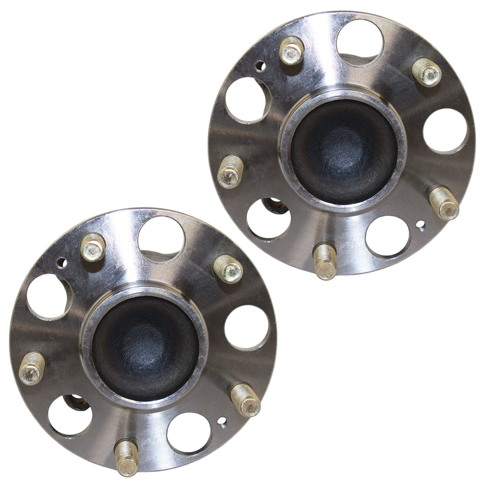 Brock Replacement Pair Set Rear Wheel Hub Bearings Compatible with TSX Accord 42200-TA0-A51 HA590202