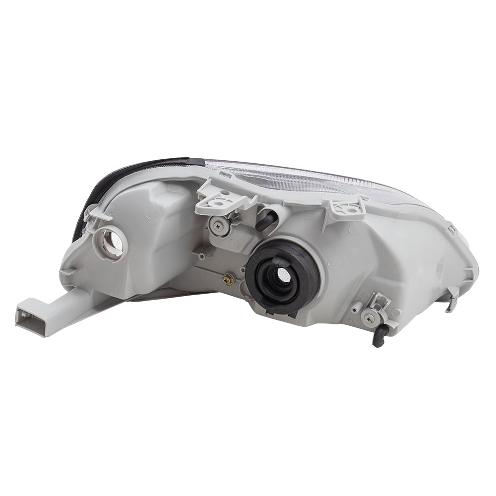 Brock Replacement Drivers Halogen Headlight Compatible with 1999-2000 Civic 33151S01A02