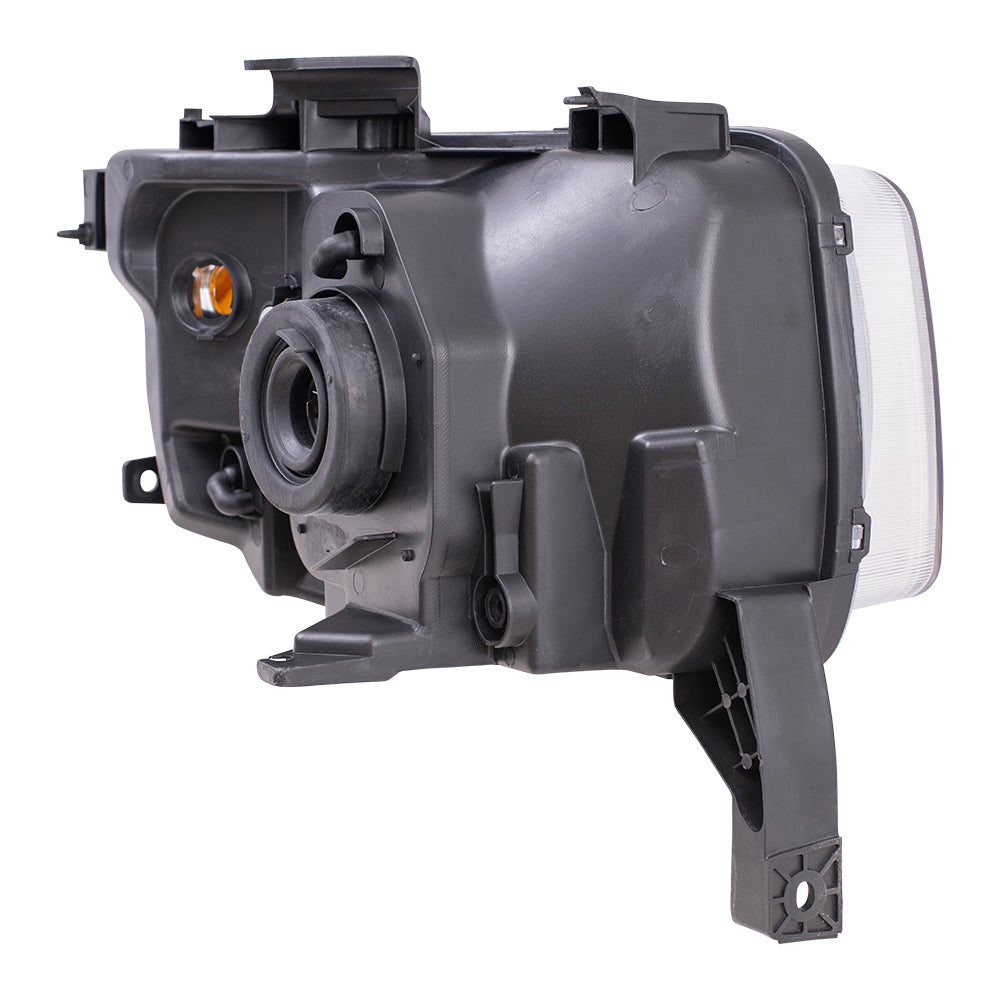 Fits 03-08 Honda Element EX LX Drivers Headlight w/ Chrome Bezel 33151SCVA01