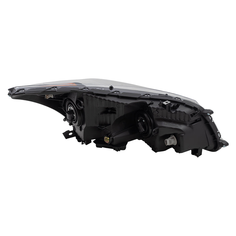 Brock Replacement Drivers Halogen Headlight Headlamp Compatible with 2008-2012 Accord Sedan 33150TA0A01