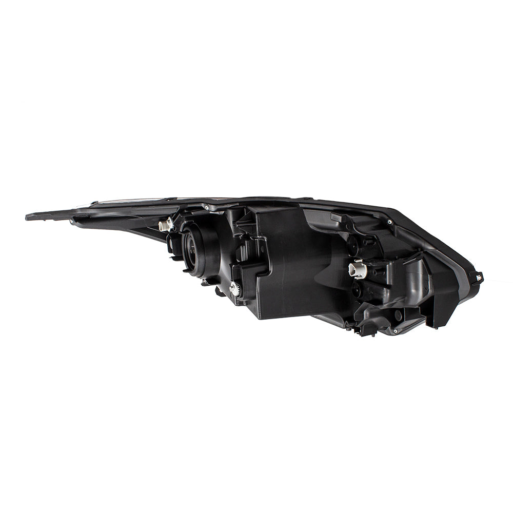 Brock Replacement Drivers Halogen Combination Headlight Headlamp Compatible with 16-18 HR-V 33150-T7S-A01