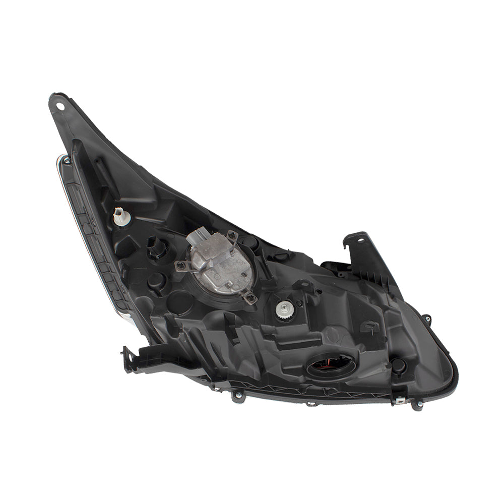 Brock Replacement Pair Set LED Combination Headlights Headlamps Compatible with 16-17 Accord Sedan 33150T2AA32 33100T2AA32