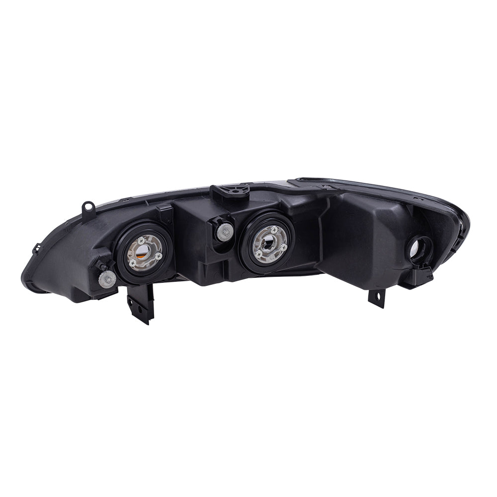 Brock Replacement Driver and Passenger Halogen Headlights Headlamps Compatible with 98-02 Accord 33151-S84-A02 33101-S84-A02