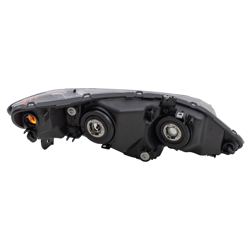 Brock Replacement Drivers Halogen Headlight Headlamp Lens Compatible with 2006-2008 Civic Sedan 33151SNAA02