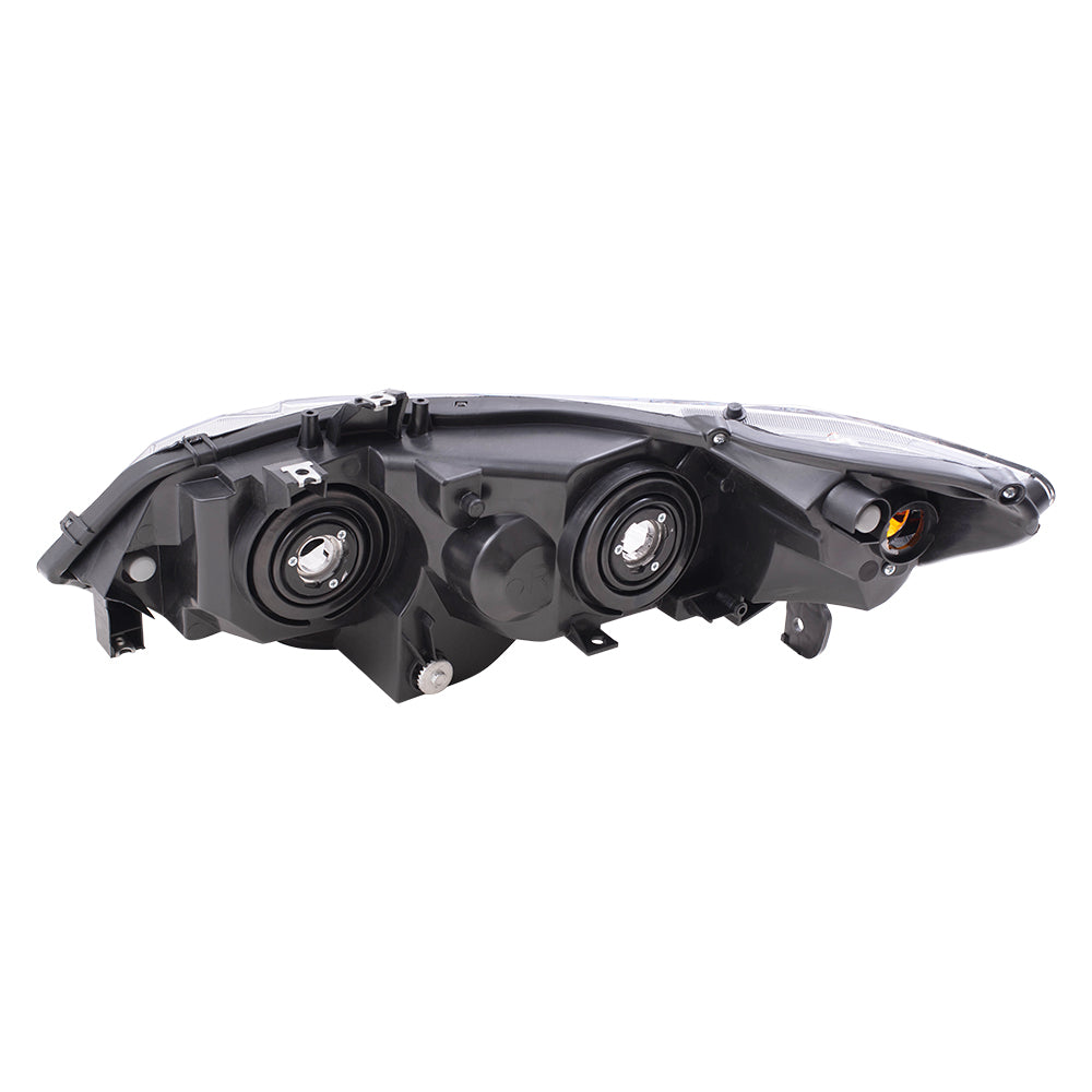 Brock Replacement Passengers Halogen Headlight Headlamp Lens Unit Compatible with 2006-2009 Civic Coupe Si 2.0L 33101SVBA02
