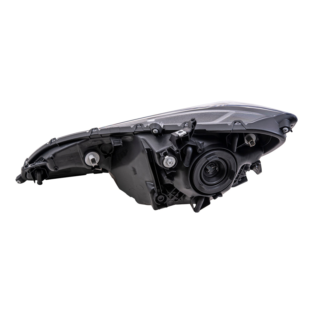 Brock Replacement Passenger Side CAPA-Certified Halogen Combination Headlight Assembly Compatible with 2015-2017 Honda Fit Mexico Built ONLY