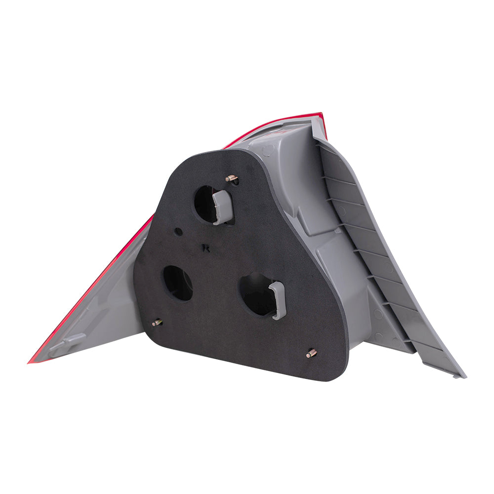 Brock Replacement Passengers Taillight Tail Lamp Lens Compatible with 04-08 Civic 33501S5PA11