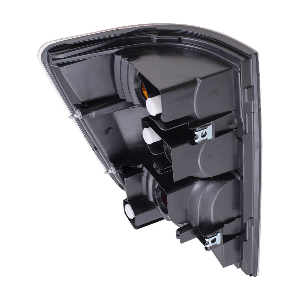 Brock Replacement Driver and Passenger Taillights Tail Lamps Compatible with 06-08 Pickup Truck 33551SJCA01 33501SJCA01