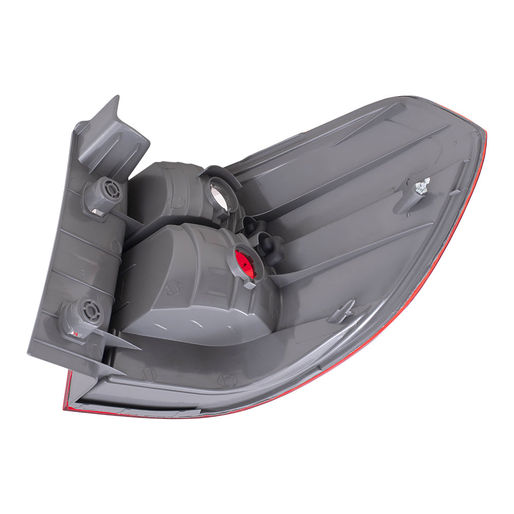 Brock Replacement Drivers Taillight Quarter Panel Mounted Tail Lamp Compatible with 05-07 Van 33551SHJA11