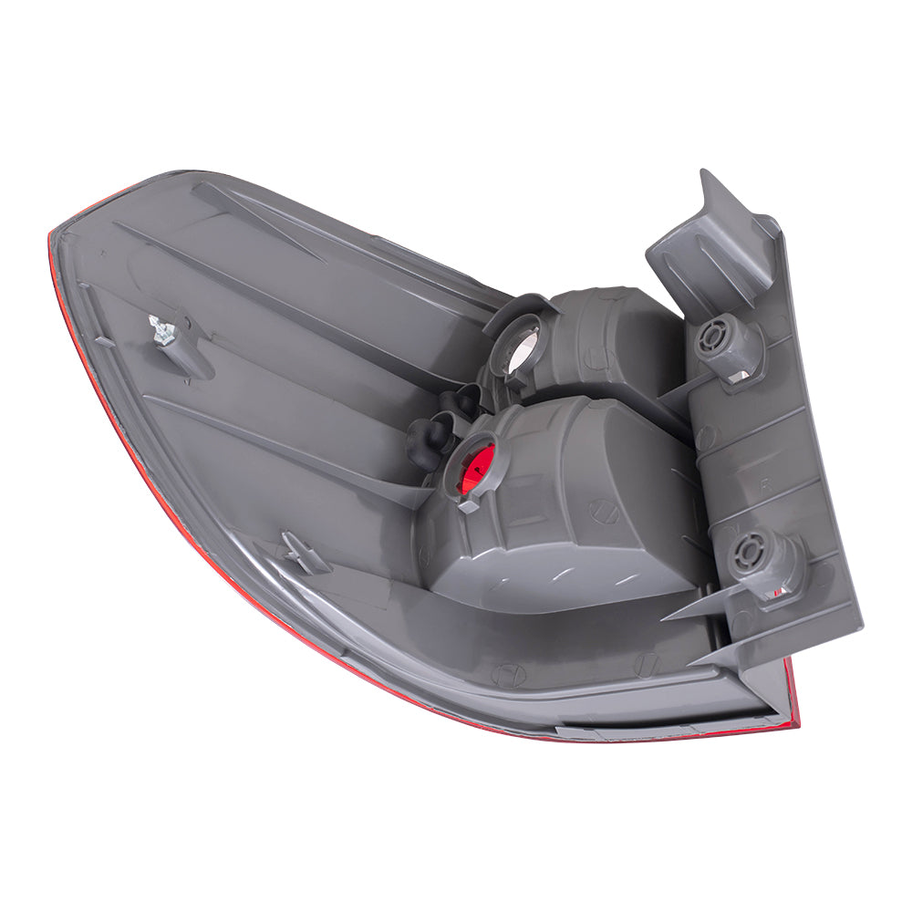 Brock Replacement Passengers Taillight Quarter Panel Mounted Tail Lamp Compatible with 05-07 Van 33501SHJA11