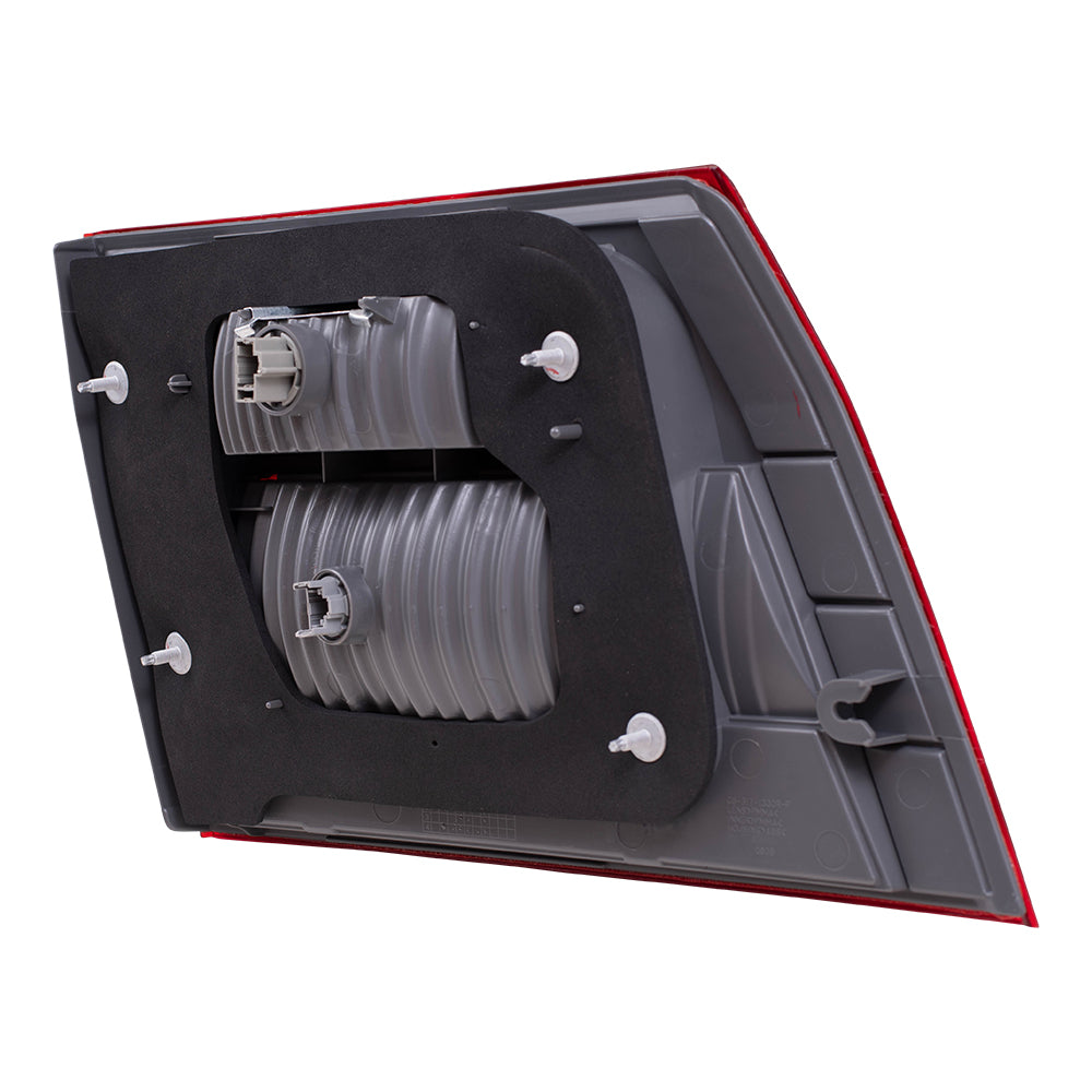 Brock Replacement Driver and Passenger Side Tail Light Units Liftgate Mounted Compatible with 2005-2007 Honda Odyssey