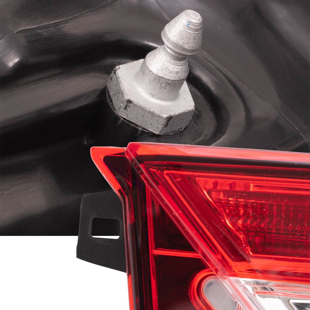 Brock Aftermarket Replacement Passenger Right Tail Light Assembly Set Compatible With 2018-2022 Honda Accord Sedan Touring