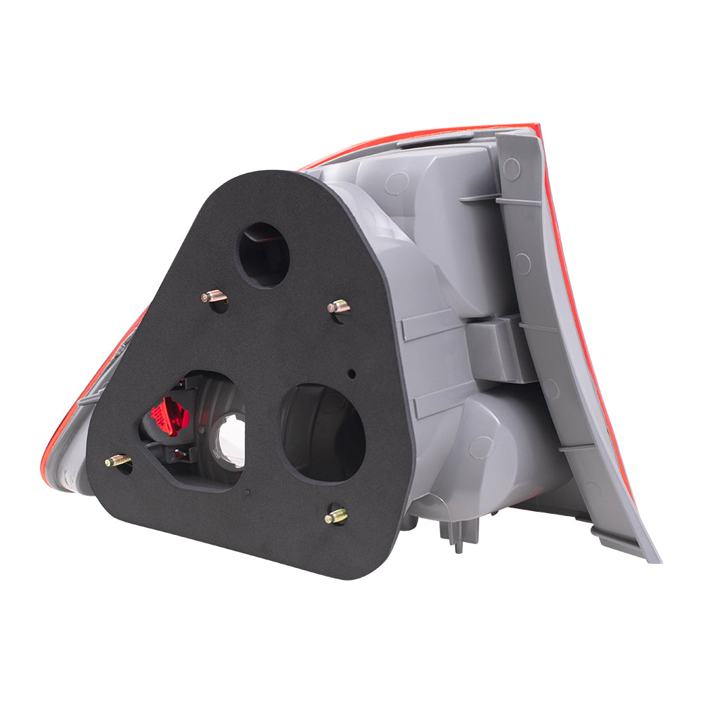 Brock Replacement Driver and Passenger Taillights Tail Lamps Quarter Panel Mounted Lenses Compatible with 09-11 Civic 33551SNAA51 33501SNAA51