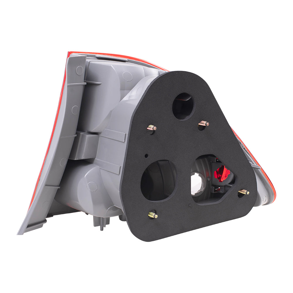 Brock Replacement Drivers Taillight Tail Lamp Quarter Panel Mounted Lens Compatible with 09-11 Civic 33551SNAA51