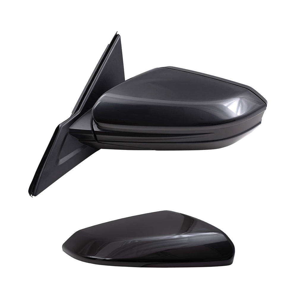 2016 Honda Civic Sedan North America Built Power Mirror Paint To Match Black With Heat-RH Side View Camera Without Signal Set LH+RH