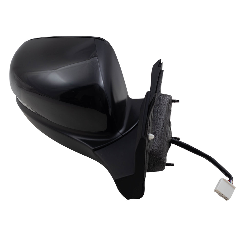 2019-2022 Honda Pilot EX-L/Special Edition/TrailSport Power Mirror Assembly Paint To Match Black Manual Folding With Heat-Signal-Memory Without Auto Dimming-Side View Camera RH 2019-2023 Honda Passport EX-L