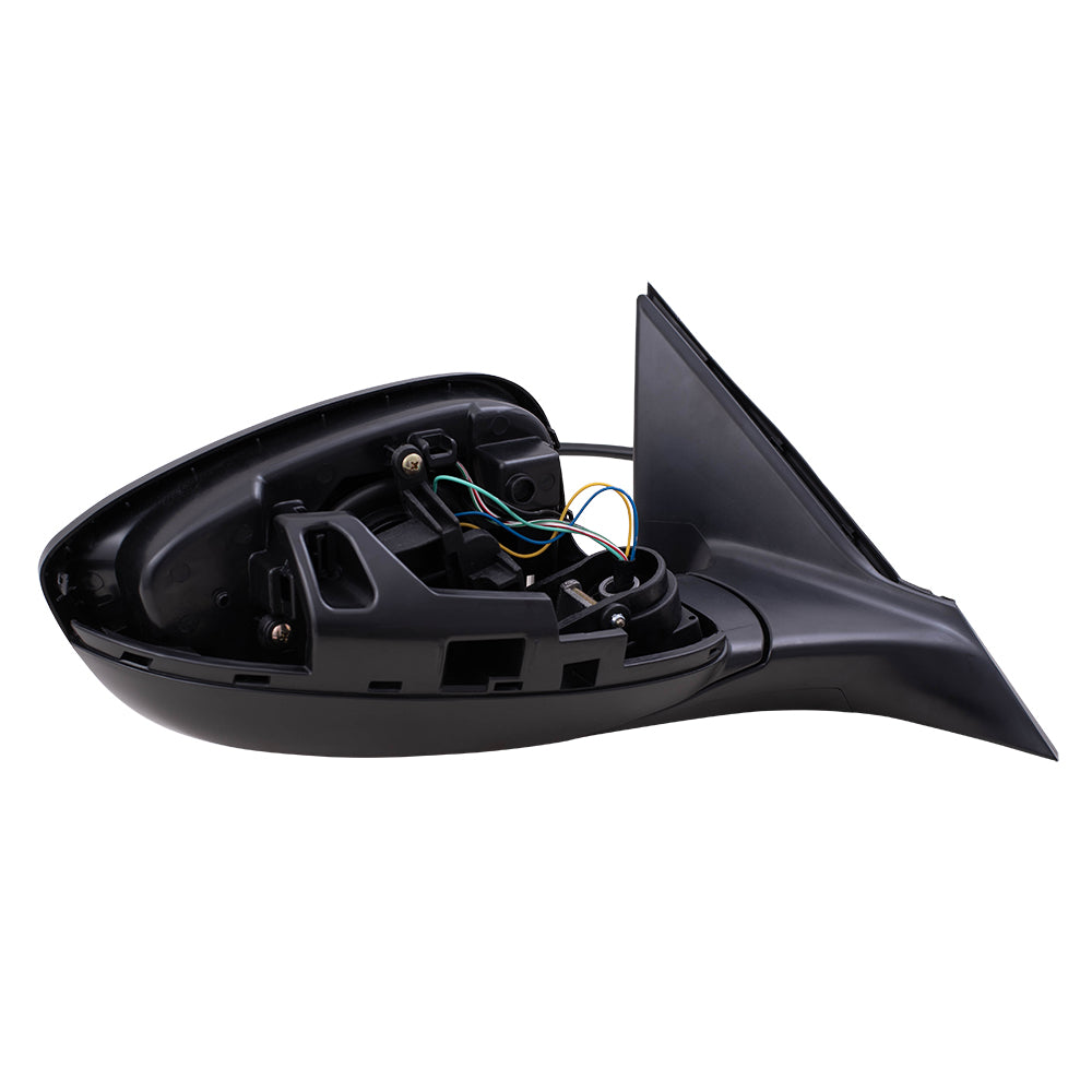 Brock Aftermarket Replacement Driver Left Passenger Right Power Mirror Paint To Match Black With Heat-Blind Spot Detection Without Signal-Memory-Camera Set Compatible With 2018-2021 Honda Accord