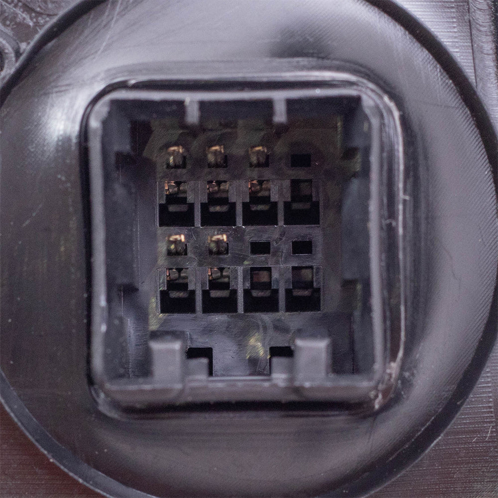 Brock Replacement Pair Set Power Side View Mirrors Heated w/ Black Covers Compatible with 03-07 Accord Sedan 76250SDAA23ZA 76200SDRC11ZA