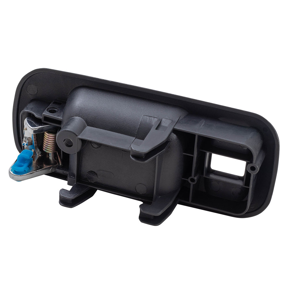 Brock Replacement Passengers Front Inside Interior Door Handle Gray Bezel w/ Chrome Handle Compatible with 1997-2001 CR-V 72124-S10-A11ZA HO1353139