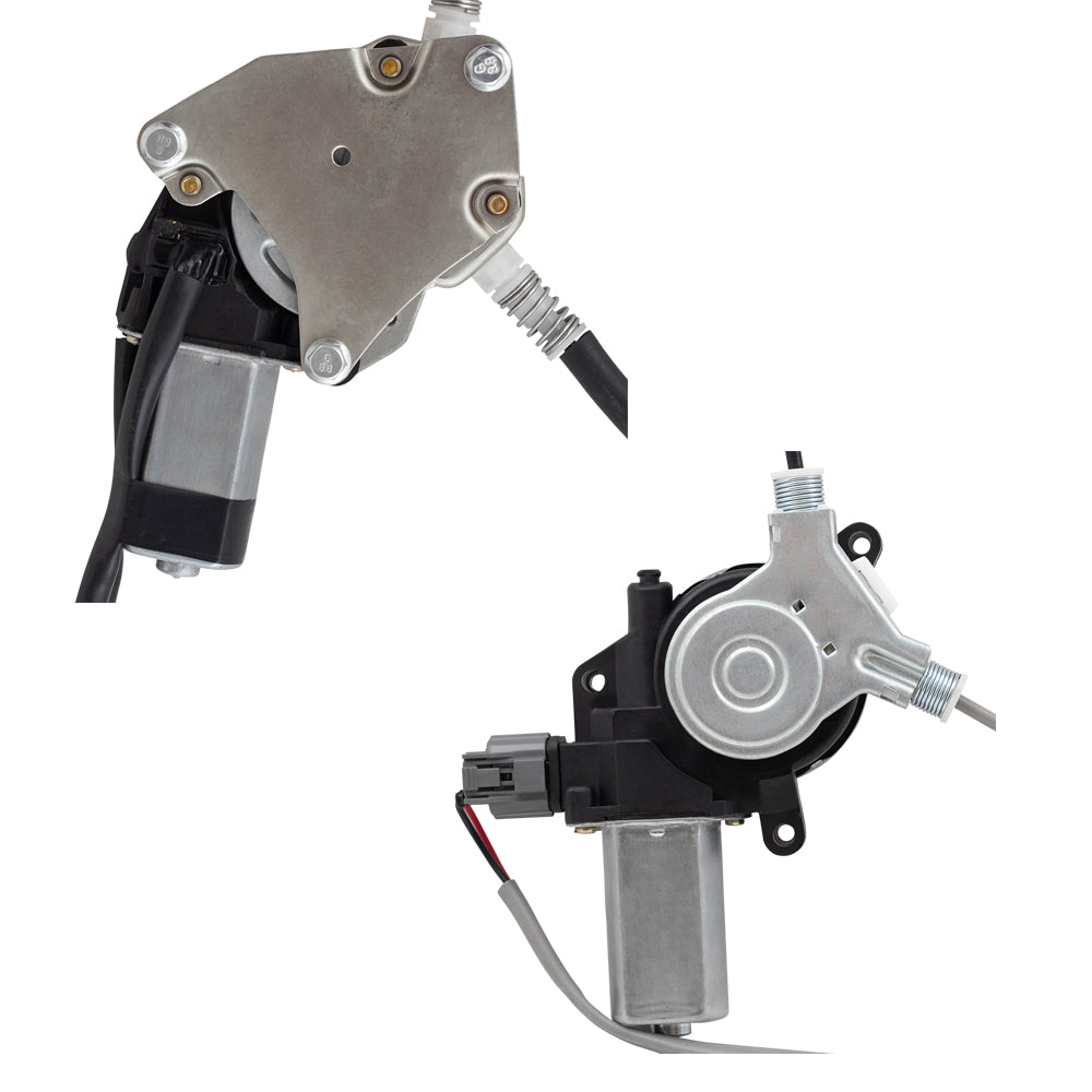 Fits Honda Odyssey 99-05 Set of Front Power Window Regulators Motors Assemblies